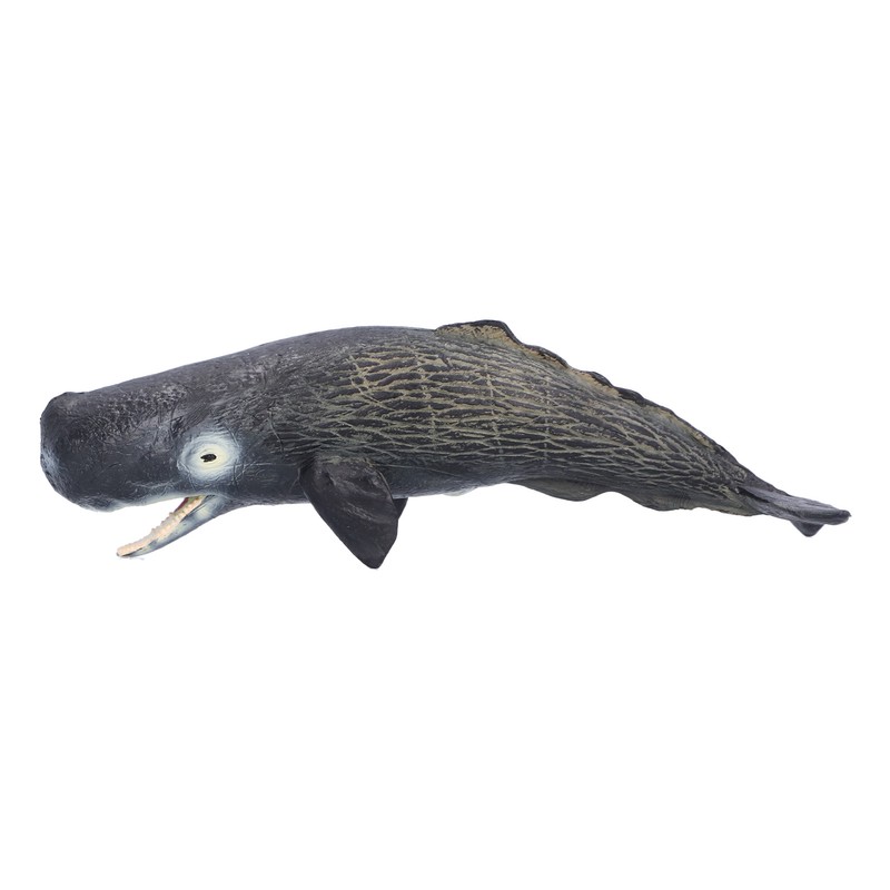 Realistic Sperm Whale Replica Simulated Marine Animal Model Educational Collector