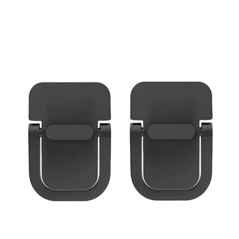 DPWOUM 2PCS Black Keyboard Stands, Self-Adhesive Mini Laptop, Portable, Invisible