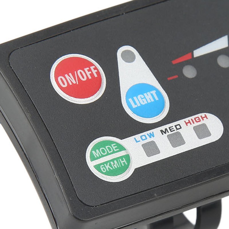 Electric Bicycle Display ABS Lightweight LED Display Meter With Waterproof