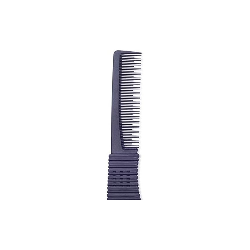 2pcs Professional Salon Teasing Back Comb, Black Carbon Comb by