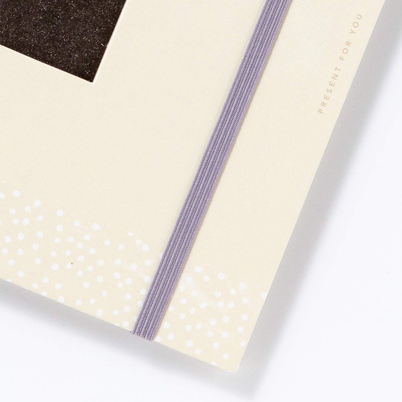 Iroha Publishing GATB-02 Toy Album Black Mat Scrapbook [White]