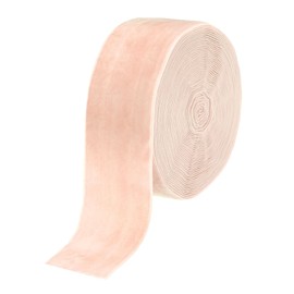 MECCANIXITY Velvet Ribbon 2 Inch x 10 Yard Single Face Spool Silky Velvet Fabric for Bouquets DIY Crafts Gift Wrapping Wedding Party Light Pink