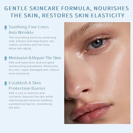 Kit Cuidado Facial Leche Niñas Set Regalo Adolescentes Limpiador Sérum Crema Contorno Ojos Viaje Niños Años Reduce