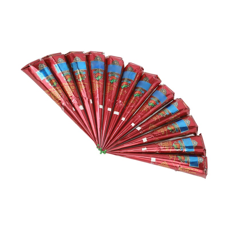 12PCS Temporary Tattoo Paste Waterproof Semi Permanent Tattoo Paste Cones