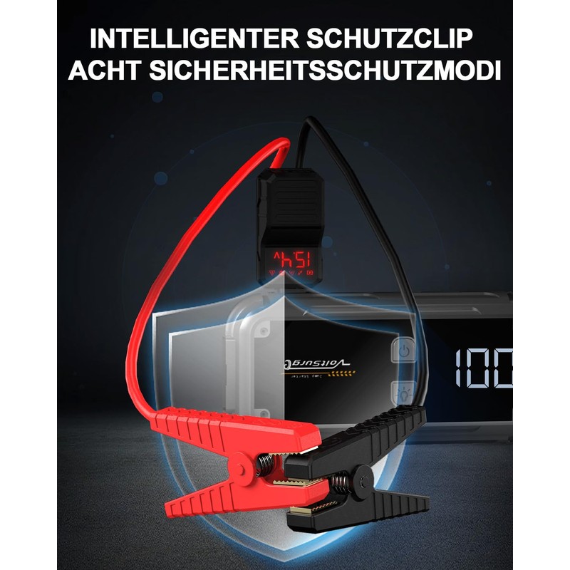 5000A Portable Jump Starter for Car, 12V Jump Box for