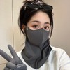 Women's Summer Driving Full Face and Neck UV Protection Mask Size/Black 10ea