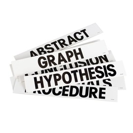 TREND ENTERPRISES, INC. Science Title Cards for Presentation Board