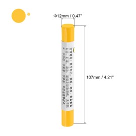 QUARKZMAN Möbelreparaturkreiden, 3 Stück - Holzwachsfüllstift, Möbelmarker zum Auffrischen - für Kratzer Löcher Tische Schreibtische Holzböden Abdeckungen, Mittelgelb