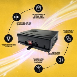 Crux Interfacing Solutions DKGM15 Crux Onstar Radio Replacement Interface W/ Swc Retention Video Switcher & D. Din Dash Kit - Gm Clas