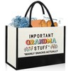 Grandma Tote Stuff Bag, Gifts for Grandma Christmas, Birthday Gift