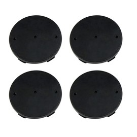 X AUTOHAUX 4pcs 60mm 5 Clip Wheel Tyre Tire Rim Center Hub Caps Cover Protector