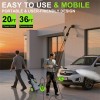 HUHONCO 5000 PSI Electric Pressure Washer High Pressure Washer Portable