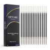 GIFTARU Pack of 15 Black Ink 9.8cm Ballpoint Pen Refills