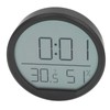 Indoor Thermometer Hygrometer Multifunction Thin Accurate Wall Mounted Digital Alarm