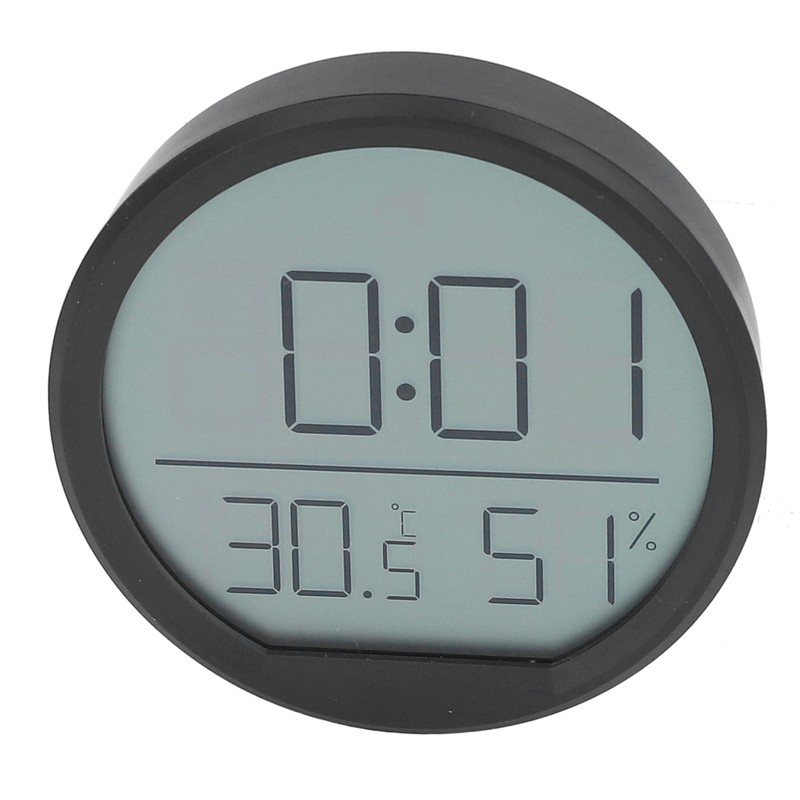 Indoor Thermometer Hygrometer Multifunction Thin Accurate Wall Mounted Digital Alarm