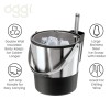 Oggi Insulated Ice Bucket, 4 Quart / 3.8 L, Stainless