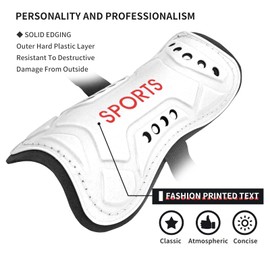 AIMISICAR Soccer Shin Guards Kids Youth, Shin Pads and Shin Guard Sleeves for 3-15 Years Old Boys and Girls for Football Games, EVA Cushion Protection Reduce Shocks and Injuries