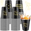 60 Pcs Happy New Year Plastic Cups Bulk 16 oz