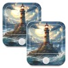 BOENLE Lighthouse Waves Motion Sensor Night Light Plug Into Wall