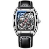 rorios Men's Automatic Mechanical Watches Luminous Watches with Leather Strap