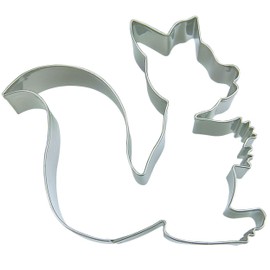Staedter Squirrel Shape Cookie Cutter, Stainless Steel, Silver, 8 x 8 cm