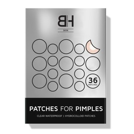 Benny Hancock SKIN Hydrocolloid Acne Pimple Patches x 36 - Skincare Spot Treatment Patches | Day & Night Invisible Feel Acne Treatment | Pimple Patches for All Skin Types