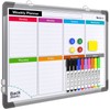 Small Weekly Calendar Dry Erase Whiteboard for Wall, 16" x