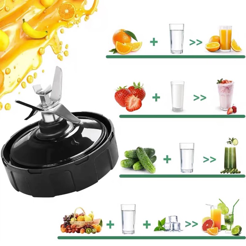 for Ninja Blender Blade Replacement Parts 7 Fins Ninja Blender