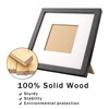 Black 8x8 (20x20 cm) Photo Frames Display 4x4 Pictures -