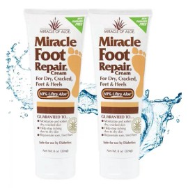 Miracle Foot Repair Cream | 60% Pure Aloe Vera Gel | Fast Re Miixta