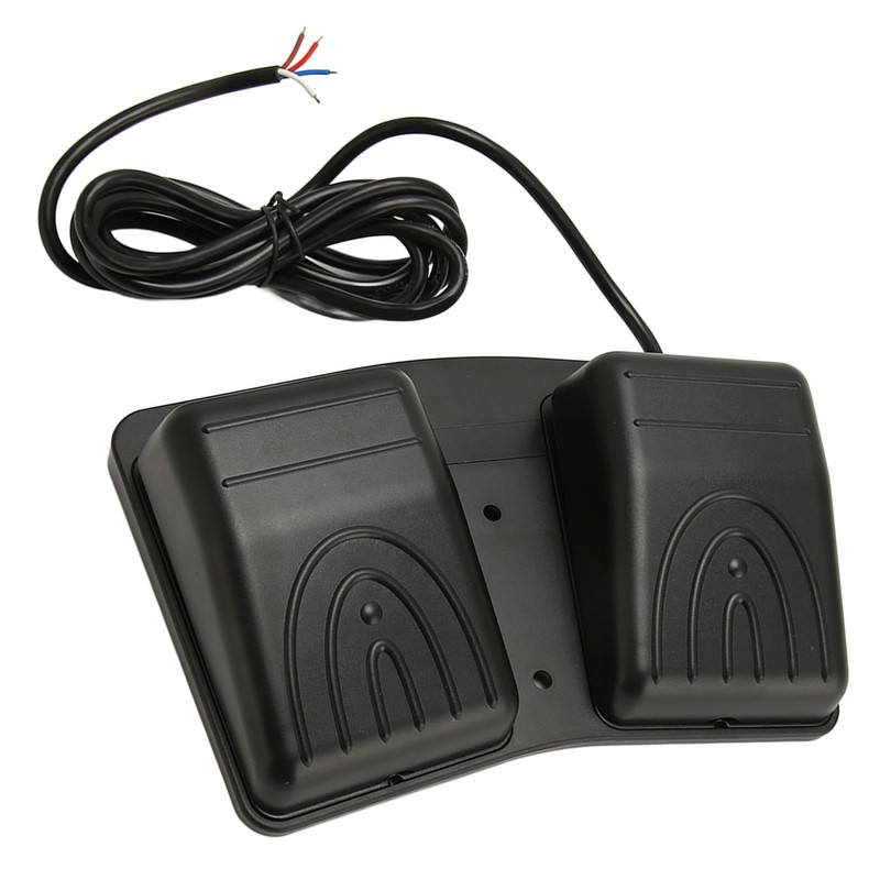 Double Foot Switch High Power Self Locking 2 Wire Foot
