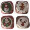 Ibili 735911 Set 100 Kapseln Nudelholz Weihnachten 4 Modelle Papier