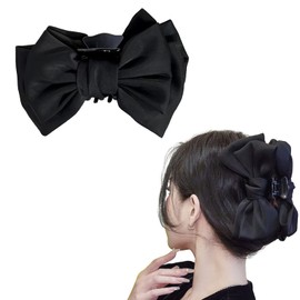 nalaina Hair Clip, Large Hair Clip, Hair Clip, Princess Hairpin, Hair Arrangement, Large, Bow, Hair Ornament, Korean Style, Simple, Fashionable, Popular, Elegant, Cute, Hair Accessory, Strong, Suitable for Dense Hair, Office, Bath, Weddings, Outings, Com