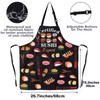 JNIAP Sushi Chef Apron Sushi Gifts For Sushi Lovers Sushi