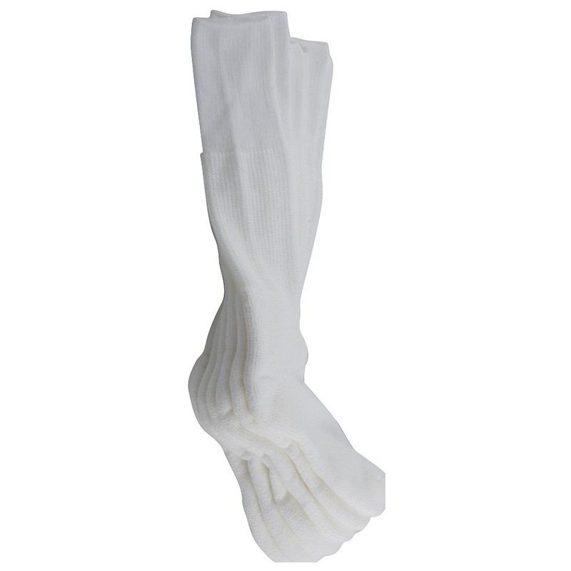 Thorlos Western Dress 3-Pair Pack White LG (Men's Shoe 9-12.5,