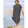 SUN CUBE Surf Poncho Changing Robe with Hood, Thick Quick