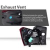 G-PLUS Tail Light Assembly Rear Lamp Right Passenger Side w/Bulbs