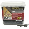 Deck Plus 48440 Gray Star-Drive Composite Deck Screws (#10 x