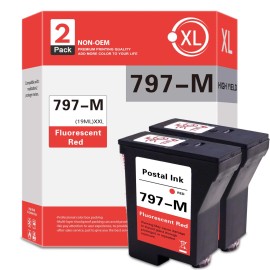GATAPO® 797 Ink  replace for Pitney Bowes 797-M Mailstation2 Postage Meters 2PK
