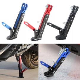 Unbranded Universal Motorcycle Kickstand Adjustable Aluminum Alloy Foot Side Stand Holder