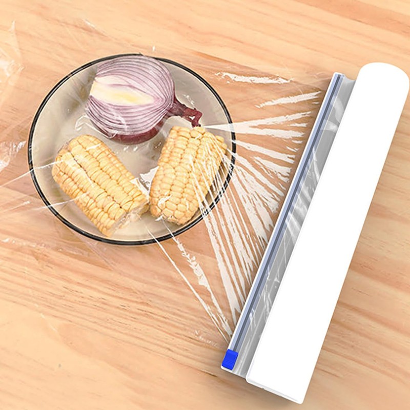 NUOLUX Plastic Wrap Film Cutter Sliding Wrap Dispenser Waterproof Rust