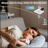 JULLISON Bathroom Exhaust Fan with Humidity Sensor: 100CFM Ventilation Fan