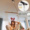 VANROUG Ceiling Hook Hanging, Heavy Duty Bag Hangers, 360° Rotatable