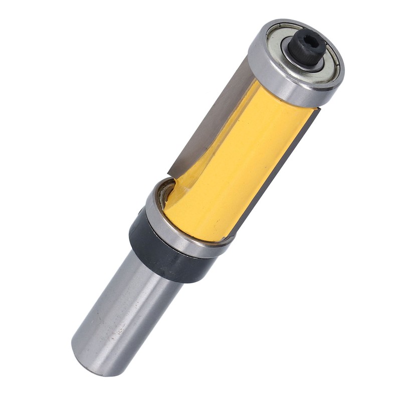 1/2in Shank Flush Trim Bit Double Bearings Straight Milling Cutter