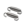 sourcing map 2 Piece Motorcycle Stainless Steel Silencer Exhaust Pipe