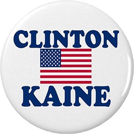 Clinton Kaine (American Flag) 2.25" Bottle Opener w/Keyring President/Vice Hillary Tim Vote