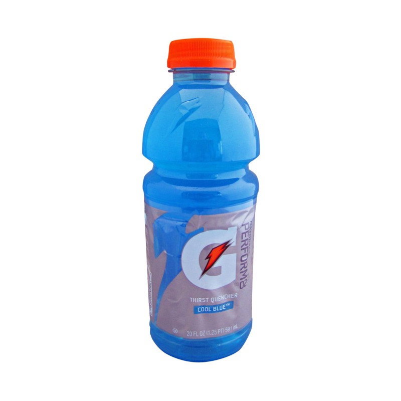 Gatorade Sport Drink Cooling Blue Raspberry, 20-Ounce Wide MouthBottles (Pack