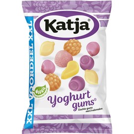 Katja Yoghurt Gums I Soft Sweet Fruit flavored Gummy Candy I 410g 14.4 ounce