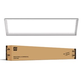 ASD 1x4 Foot White Surface Mounting Frame Kit for LED Flat Panel Light