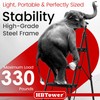 HBTower 4 Step Ladder, Step Stool Foldable with Wide Anti-Slip